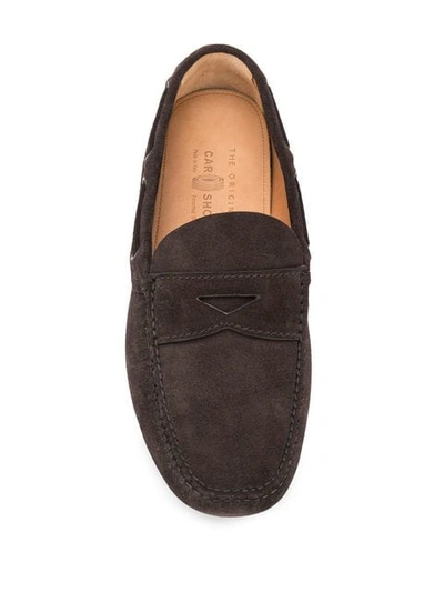 Shop Car Shoe Classic Driving Shoes In Brown