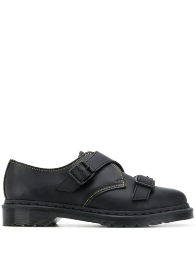 X Dr Martens Classic Derby With Monk Straps Shoes In Black