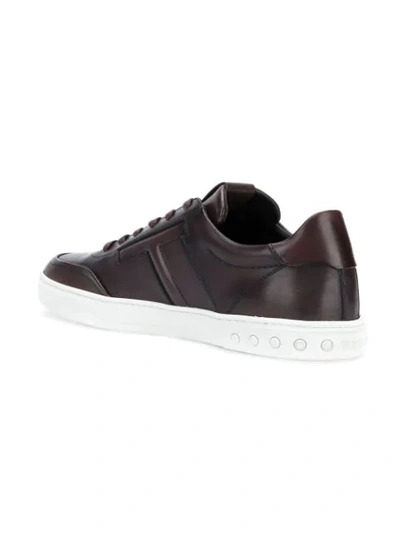 Shop Tod's Classic Low-top Sneakers In Cl811 Brule