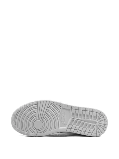 Shop Jordan Air  1 Mid Sneakers In White