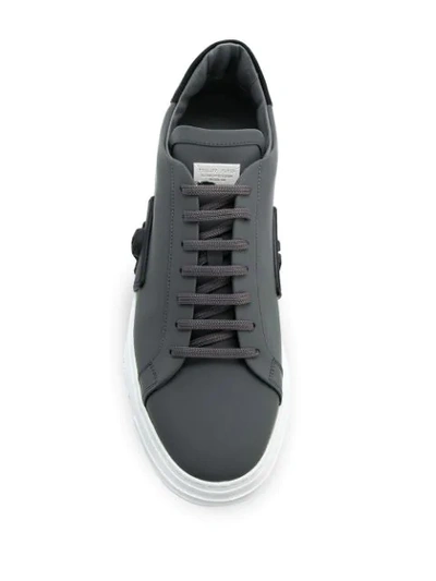 Shop Philipp Plein Original Low-top Sneakers In Grey