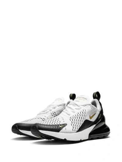 Socialisme roze Fictief Nike Air Max 270 Sneakers In Black White And Gold In White/metallic Gold/ black | ModeSens