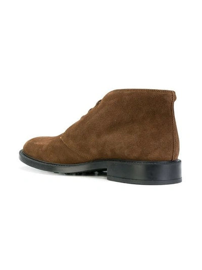 Shop Tod's Chukka Desert Boots In Brown