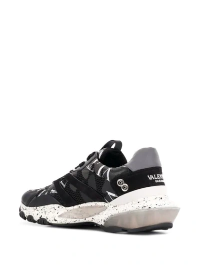 Shop Valentino Garavani Vltn Sneakers In Black