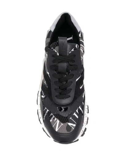 Shop Valentino Garavani Vltn Sneakers In Black