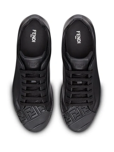 Shop Fendi Sneakers Mit Ff-detail In Black