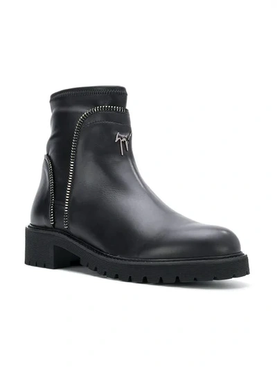 Shop Giuseppe Zanotti Rodger Boots In Black