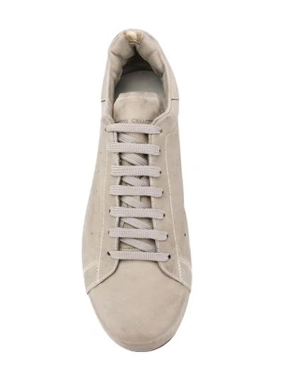 Shop Officine Creative Ace Monochrome Sneakers  In Grey