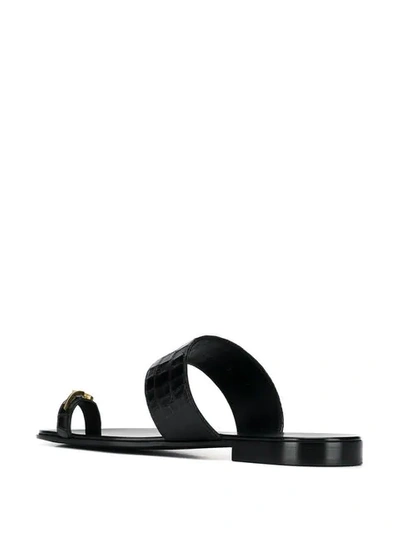 GIUSEPPE ZANOTTI JIM SANDALS - 黑色