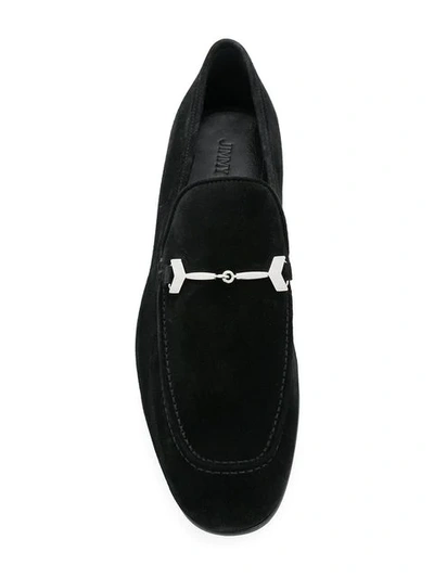 buckle embellished loafers