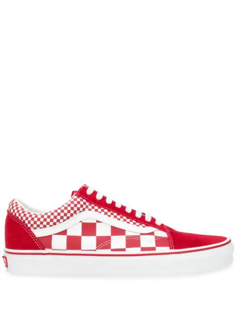 checkered sneakers