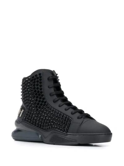 Shop Philipp Plein High-top Sneakers In Black