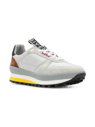 Shop Givenchy Tr3 Runner Sneakers In Grey