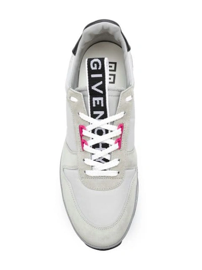 Shop Givenchy Tr3 Runner Sneakers In Grey