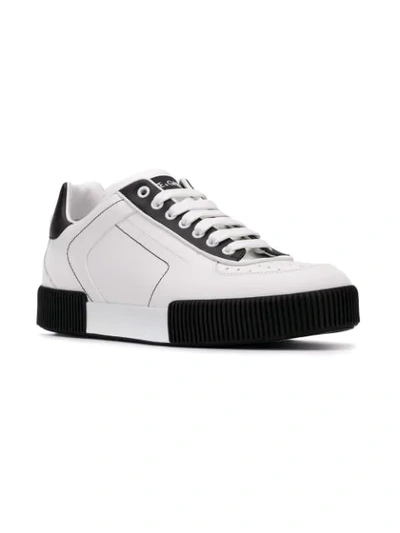 Shop Dolce & Gabbana Logo Low-top Sneakers In White