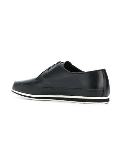 Shop Prada Lace-up Sneakers In F0002 Nero