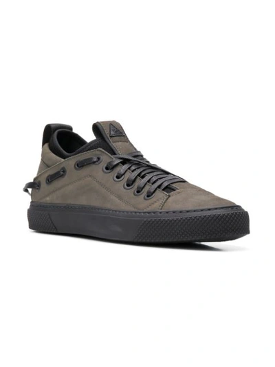 Shop Bruno Bordese Lace Up Detailed Sneakers In Grey