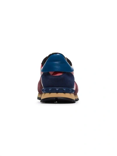 Shop Valentino Garavani Rockrunner Sneakers In Red