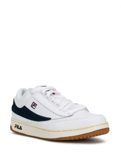 Shop Fila T1 Platform Sneakers In White
