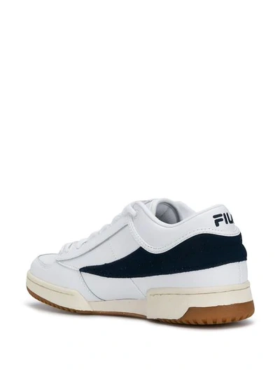 Shop Fila T1 Platform Sneakers In White