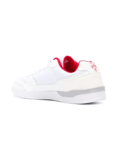 Shop Plein Sport Mesh Low-top Sneakers - White