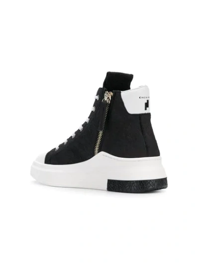 Shop Cinzia Araia High Top Sneakers - Black