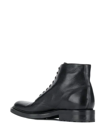 Shop Saint Laurent Army 20 Boots In Black