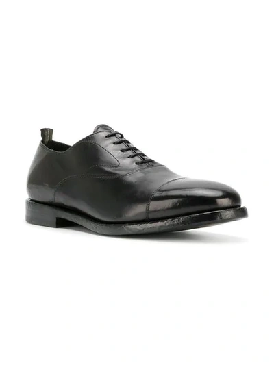 Shop Officine Creative Oxford-schuhe Aus Kalbsleder In Black