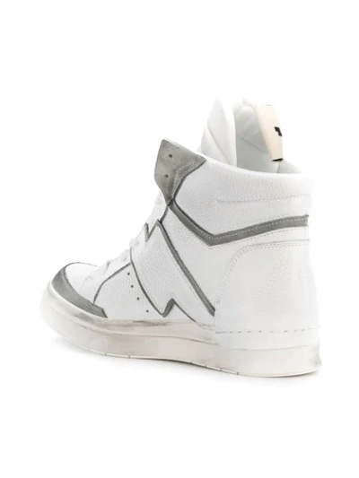Shop Cinzia Araia Ankle Lace-up Sneakers - White