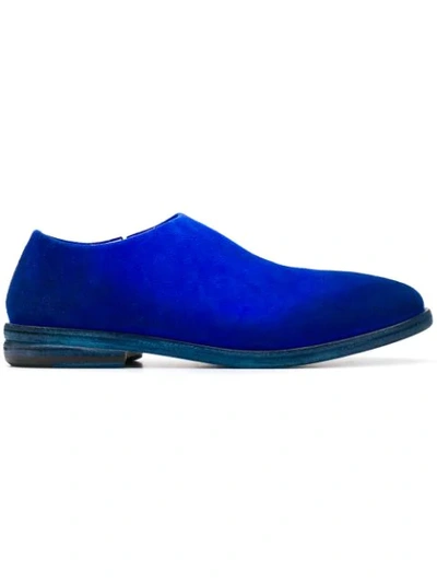 Shop Marsèll Slip On Loafers In Blue