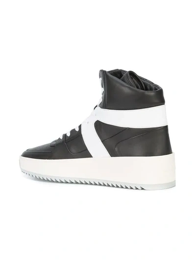 Shop Fear Of God Ridged Platform Hi In Black