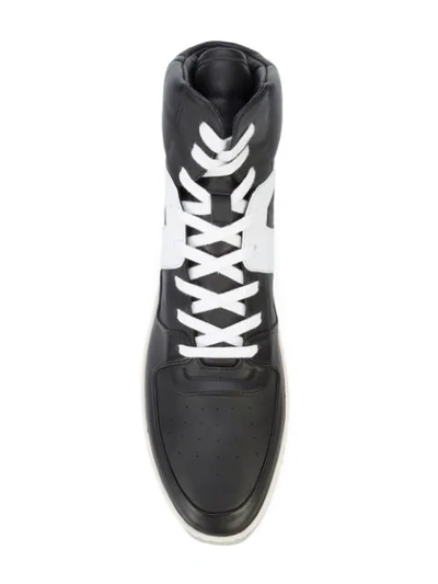 Shop Fear Of God Ridged Platform Hi In Black