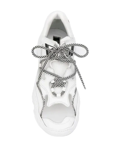 Shop N°21 Billy Chunky Sneakers In White