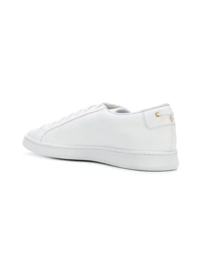 Shop Car Shoe Lace-up Sneakers In White