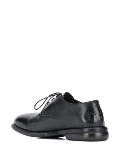 Shop Marsèll Crinkled Derby Shoes In Black