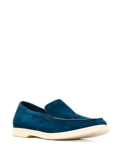Shop Andrea Ventura Sailor Style Loafers - Blue