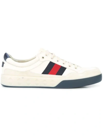 Shop Gucci 'ace' Sneakers - Weiss In White