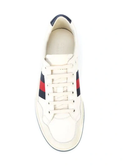 Shop Gucci 'ace' Sneakers - Weiss In White