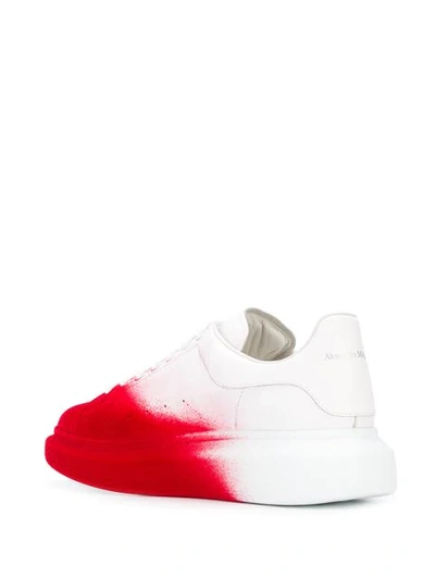 Shop Alexander Mcqueen Oversized Gradient Sneakers In White