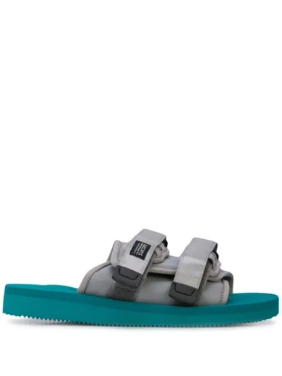 Shop John Elliott Suicoke X John Ellliot Moto Sandals - Grey