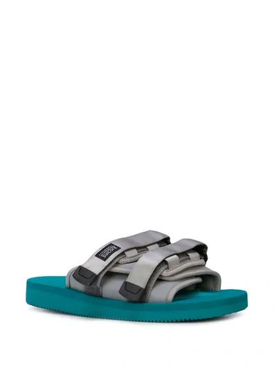 Shop John Elliott Suicoke X John Ellliot Moto Sandals - Grey