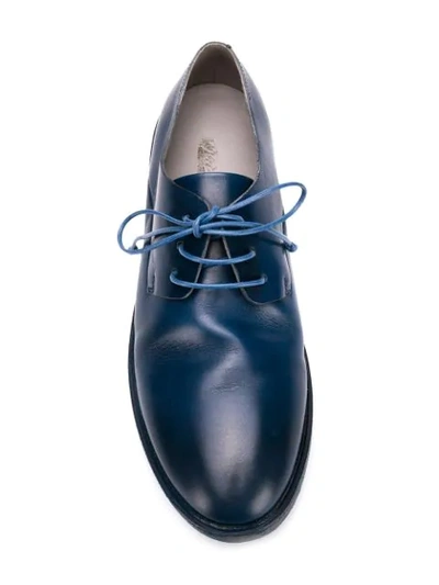 Shop Marsèll Classic Derby Shoes In Blue