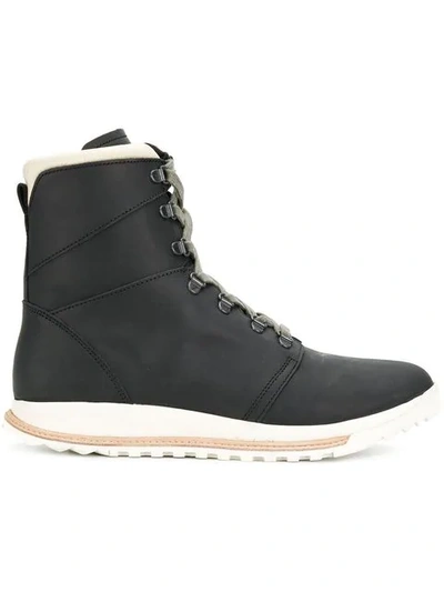 Shop Rick Owens Sneaker Boots In Black