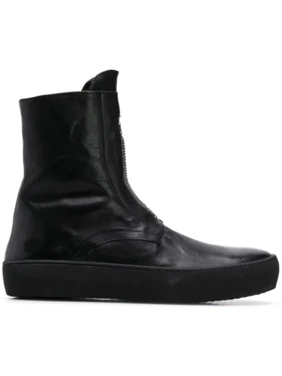 Shop Isaac Sellam Experience Michele Sneaker Sole Boots - Black