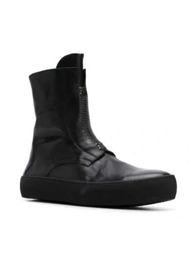Shop Isaac Sellam Experience Michele Sneaker Sole Boots - Black