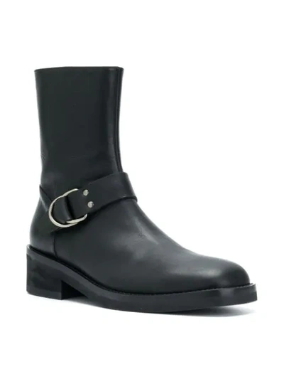 Shop Ann Demeulemeester Ankle Boots - Black