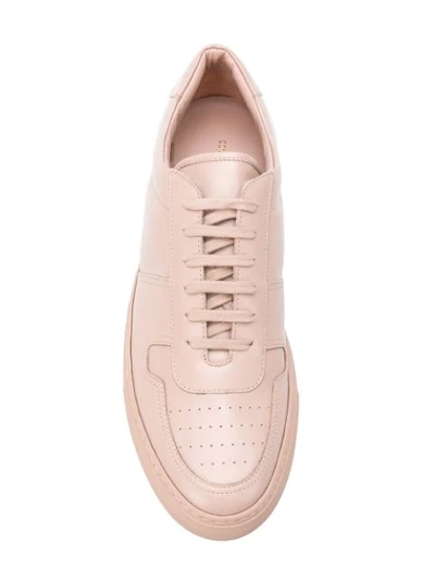 Shop Common Projects Bball Low Sneakers In Pink