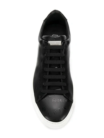 Shop Philipp Plein Lace-up Sneakers In Black