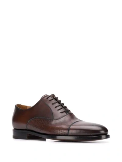Shop Kiton Lace-up Shoes In Brown