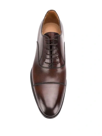 Shop Kiton Lace-up Shoes In Brown